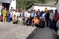 Grupo de participantes del V Encuentro de Museos Comunitarios de América, Trujillo, Venezuela, 2008